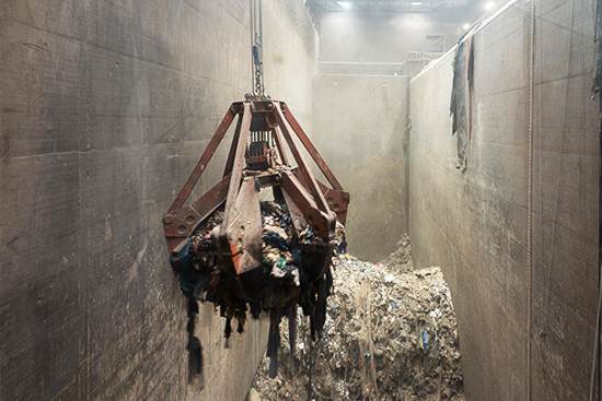 EVS verwertet Abfälle aus Katastrophengebieten in seiner Abfallverwertungsanlage in Velsen